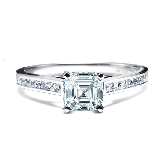 photo of Royal Asscher Engagement Rings, style PA-DER-1-136